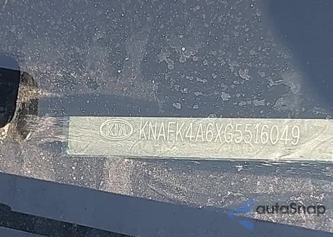 2016 Kia Forte Lx z USA, uszkodzony, nr VIN KNAFK4A6XG5516049